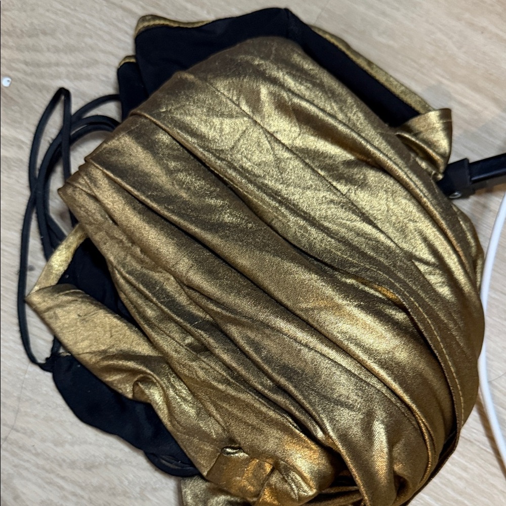 Gold dress